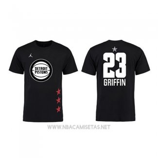 Camiseta Manga Corta Blake Griffin Detroit Pistons Negro