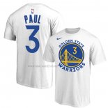 Camiseta Manga Corta Golden State Warriors Chris Paul Association 2022-23 Blanco