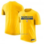 Camiseta Manga Corta Golden State Warriors Practice Performance 2022-23 Amarillo