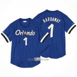 Camiseta Manga Corta Orlando Magic Penny Hardaway NO 1 Azul