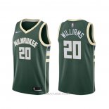 Camiseta Milwaukee Bucks Marvin Williams NO 20 Icon Verde