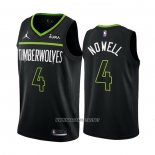 Camiseta Minnesota Timberwolves Jaylen Nowell NO 4 Statement 2022-23 Negro