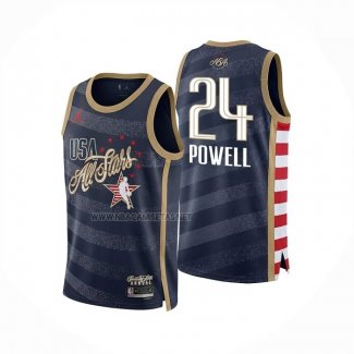 Camiseta NBA All Star 2026 Norman Powell NO 24 Azul