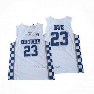 Camiseta NCAA Kentucky Wildcat Anthony Davis 2025 Blanco