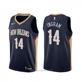Camiseta New Orleans Pelicans Brandon Ingram NO 14 Icon Azul
