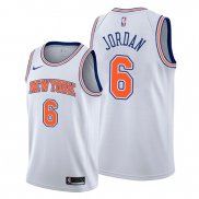 Camiseta New York Knicks Deandre Jordan NO 6 Statement Blanco