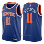 Camiseta New York Knicks Frank Ntilikina NO 11 Icon 2017-18 Azul