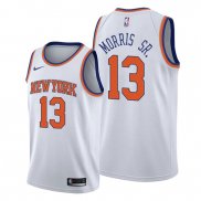 Camiseta New York Knicks Marcus Morris Sr. NO 13 Association Blanco