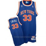 Camiseta New York Knicks Patrick Ewing NO 33 Retro Azul