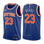 Camiseta New York Knicks Trey Burke NO 23 Icon 2017-18 Azul