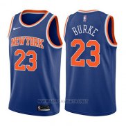 Camiseta New York Knicks Trey Burke NO 23 Icon 2017-18 Azul