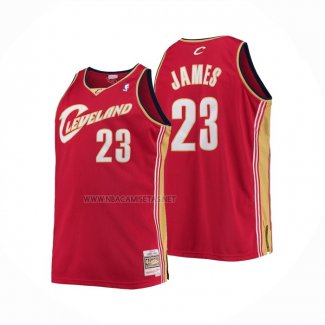 Camiseta Nino Cleveland Cavaliers LeBron James NO 23 Mitchell & Ness 2003-04 Rojo