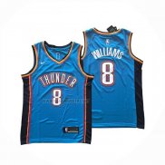 Camiseta Oklahoma City Thunder Jalen Williams NO 8 Icon 2024-25 Azul