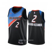 Camiseta Oklahoma City Thunder Shai-Gilgeous Alexander NO 2 Ciudad 2020-21 Negro
