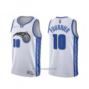 Camiseta Orlando Magic Evan Fournier NO 10 Earned 2020-21 Blanco