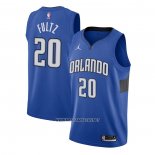 Camiseta Orlando Magic Markelle Fultz NO 20 Statement 2020-21 Azul