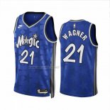 Camiseta Orlando Magic Moritz Wagner NO 21 Classic 2023-24 Azul