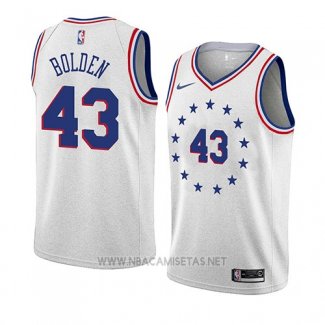 Camiseta Philadelphia 76ers Jonah Bolden NO 43 Earned 2018-19 Gris