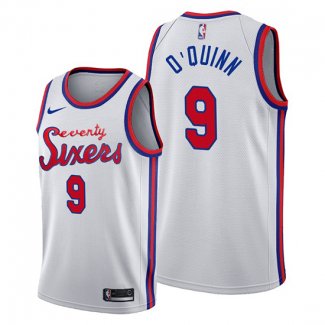 Camiseta Philadelphia 76ers Kyle O'quinn NO 9 Classic 2019-20 Blanco