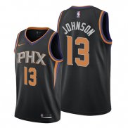 Camiseta Phoenix Suns Cameron Johnson NO 13 Statement 2019-20 Negro