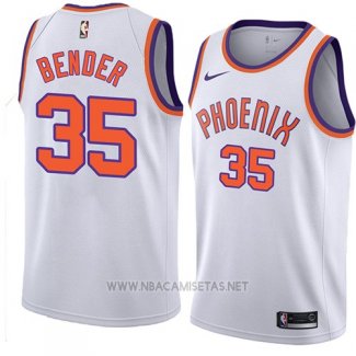 Camiseta Phoenix Suns Dragan Bender NO 35 Hardwood Classic 2018 Blanco