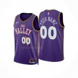 Camiseta Phoenix Suns Personalizada Ciudad 2024-25 Violeta
