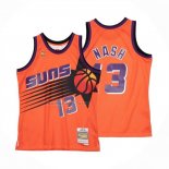 Camiseta Phoenix Suns Steve Nash NO 13 Mitchell & Ness 1996-97 Naranja