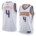 Camiseta Phoenix Suns Tyson Chandler NO 4 Association 2018 Blanco