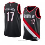 Camiseta Portland Trail Blazers Skal Labissiere NO 17 Icon 2018 Negro