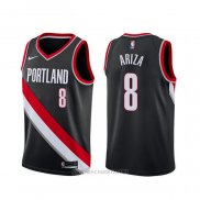 Camiseta Portland Trail Blazers Trevor Ariza NO 8 Icon Negro