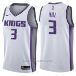 Camiseta Sacramento Kings George Hill NO 3 Association 2017-18 Blanco