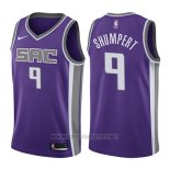 Camiseta Sacramento Kings Iman Shumpert NO 9 Icon 2017-18 Violeta