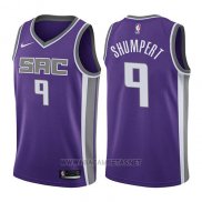 Camiseta Sacramento Kings Iman Shumpert NO 9 Icon 2017-18 Violeta