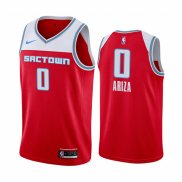 Camiseta Sacramento Kings Trevor Ariza NO 0 Ciudad Rojo