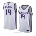 Camiseta Sacramento Kings Troy Williams NO 19 Association 2018 Blanco