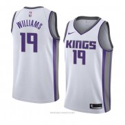 Camiseta Sacramento Kings Troy Williams NO 19 Association 2018 Blanco