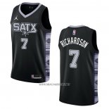 Camiseta San Antonio Spurs Josh Richardson NO 7 Statement 2022-23 Negro
