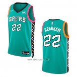 Camiseta San Antonio Spurs Malaki Branham NO 22 Ciudad 2022-23 Verde