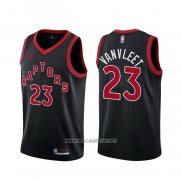 Camiseta Toronto Raptors Fred Vanvleet NO 23 Statement 2020-21 Negro