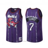 Camiseta Toronto Raptors Kyle Lowry NO 7 Hardwood Classics Violeta