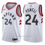 Camiseta Toronto Raptors Norman Powell NO 24 Association 2017-18 Blanco