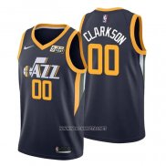 Camiseta Utah Jazz Jordan Clarkson NO 00 Icon Azul