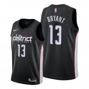 Camiseta Washington Wizards Thomas Bryant NO 13 Ciudad Edition Negro