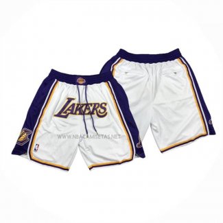 Pantalone Los Angeles Lakers Just Don Blanco