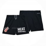 Pantalone Miami Heat Mitchell & Ness Hardwood Classics Negro