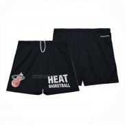 Pantalone Miami Heat Mitchell & Ness Hardwood Classics Negro