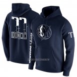 Sudaderas con Capucha Dallas Mavericks Luka Doncic Azul2