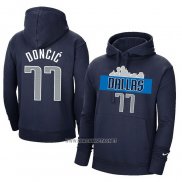 Sudaderas con Capucha Dallas Mavericks Luka Doncic Azul3