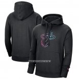 Sudaderas con Capucha Miami Heat Ciudad 2021-21 Negro