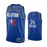 Camiseta All Star 2020 Los Angeles Lakers Kobe Bryant NO 24 Azul
